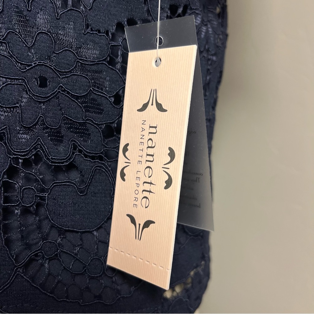 NWT Pretty Nanette Laporte layered lace top Sz S - Picture 8 of 10